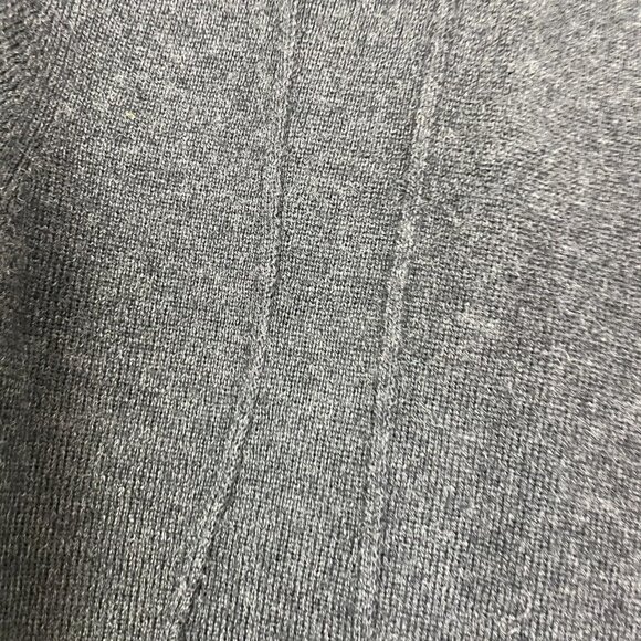 Eileen Fisher Dark Gray Merino Wool Long Sleeve Cardigan Size XS *small Hole* - Picture 2 of 7